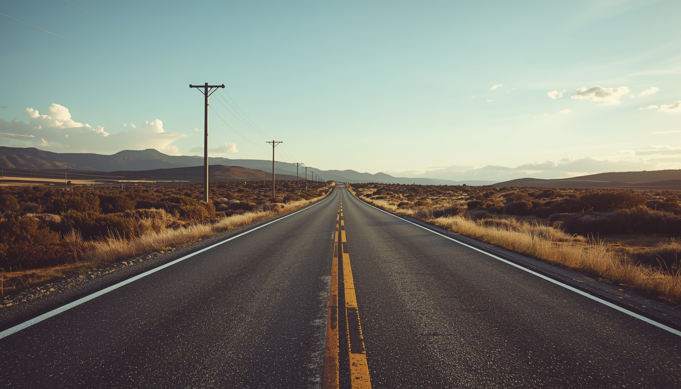 Jointswipeiu mindful route scene along open road